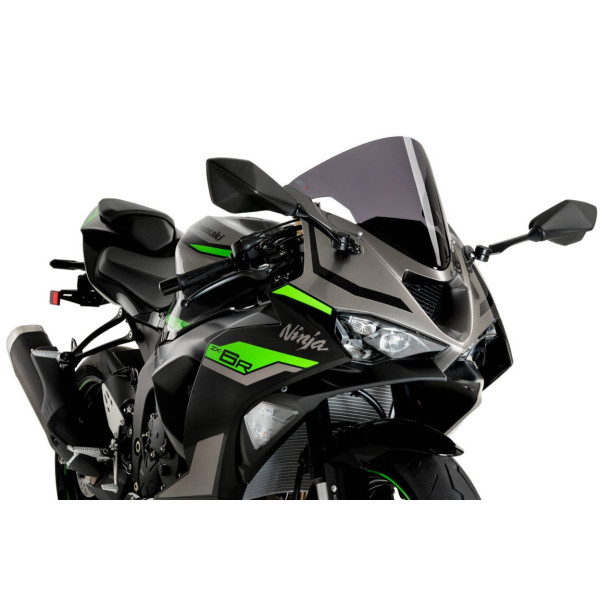 Puig Puig r-racer screen | dark smoke | kawasaki ninja zx-6r 2024>current